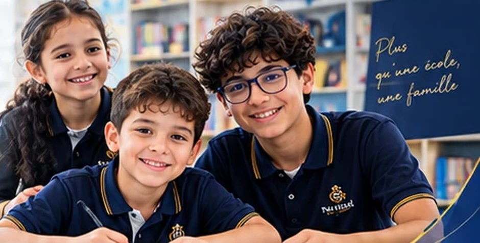 Élèves du Groupe Scolaire NMS